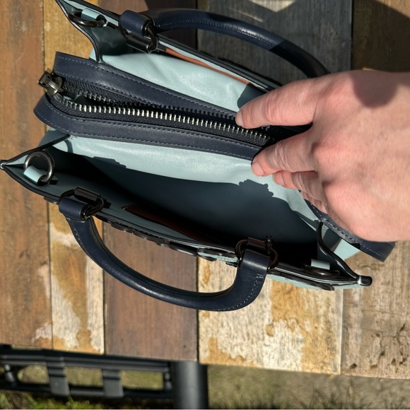 Coach Rogue 25 with Tea Rose in blue/green - Picture 11 of 16